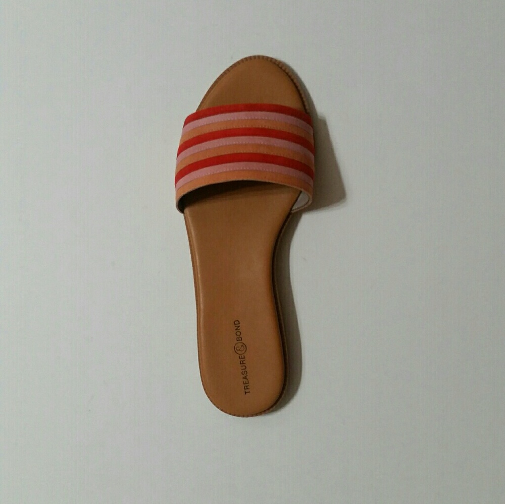 Treasure & bond mere flat slide sandals 8